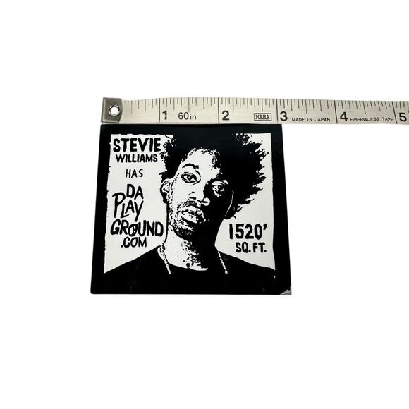 DGK Stevie Williams “Da Playground” Skate Park Skateboard Sticker 2010 - Picture 3 of 4